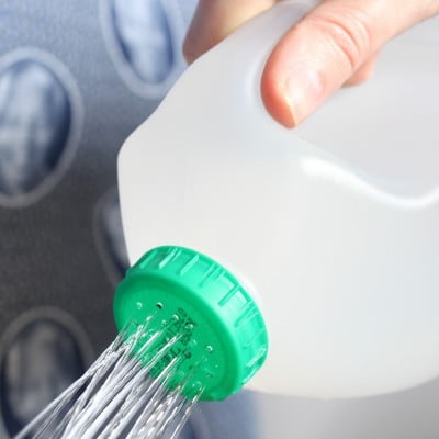 watering bottle made from a plastic bottle 
